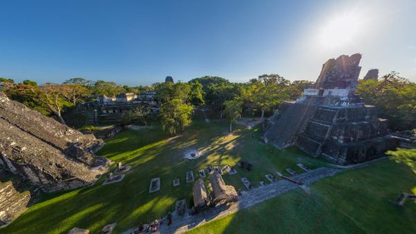 Mayan pyramids, Tikal, Guatemala