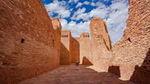 Mission church ruins at Quarai, Salinas Pueblo Missions National Monument, New Mexico (© Thomas Roche/Getty Images)(Bing United States)
