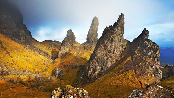 The Old Man of Storr on the Isle of Skye, Scotland