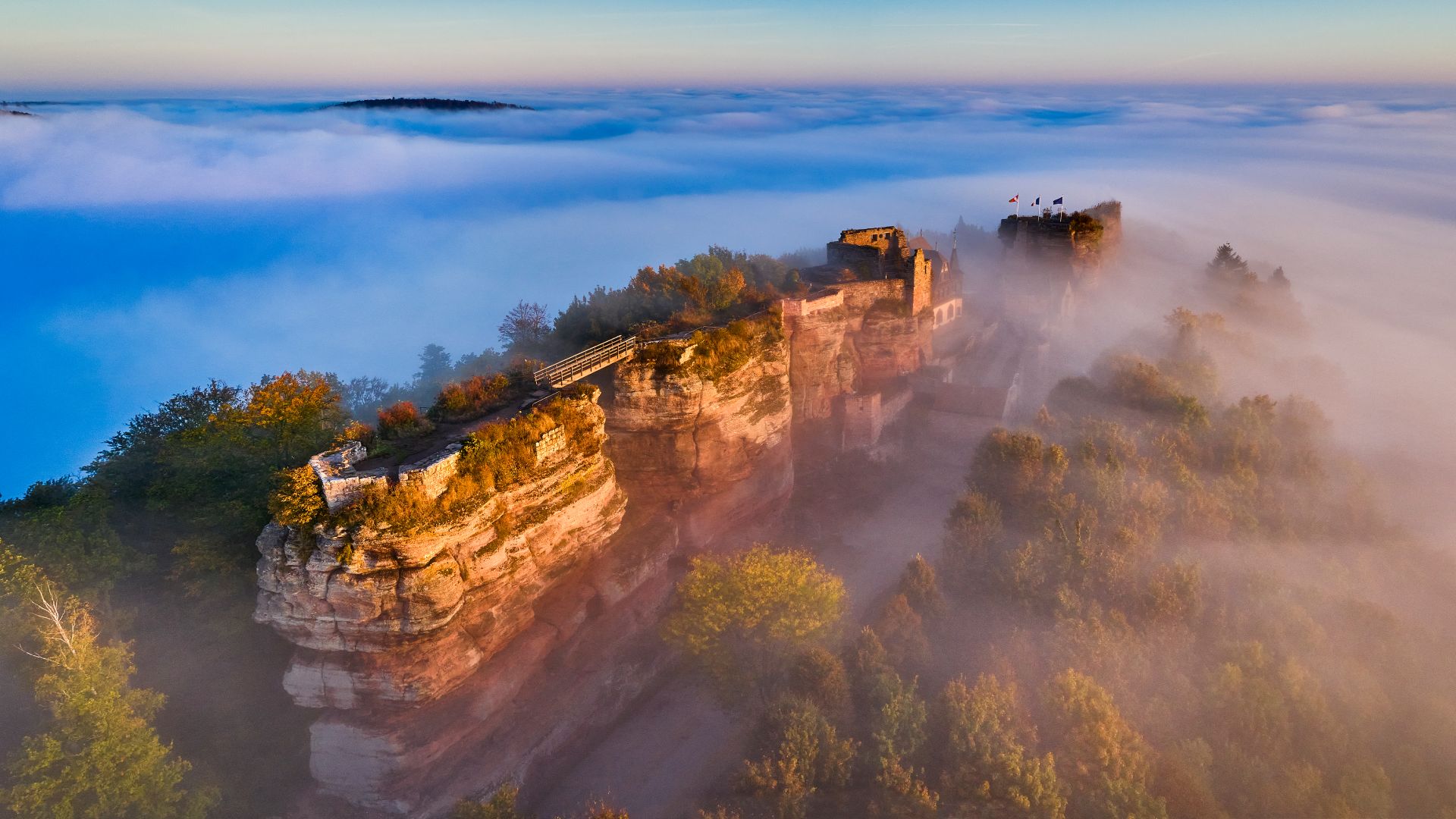 Castello di Haut-Barr, Alsazia, Francia