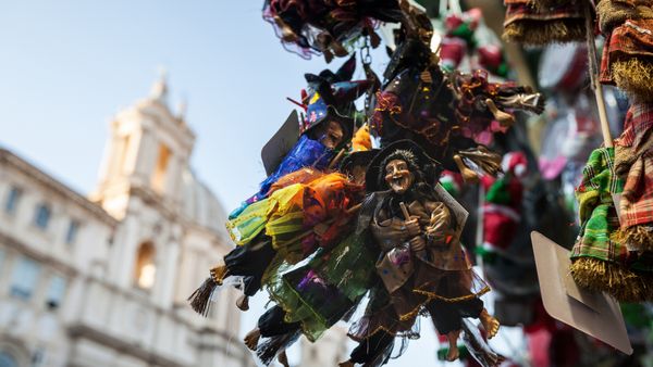 Artigianato natalizio a Piazza Navona, Roma