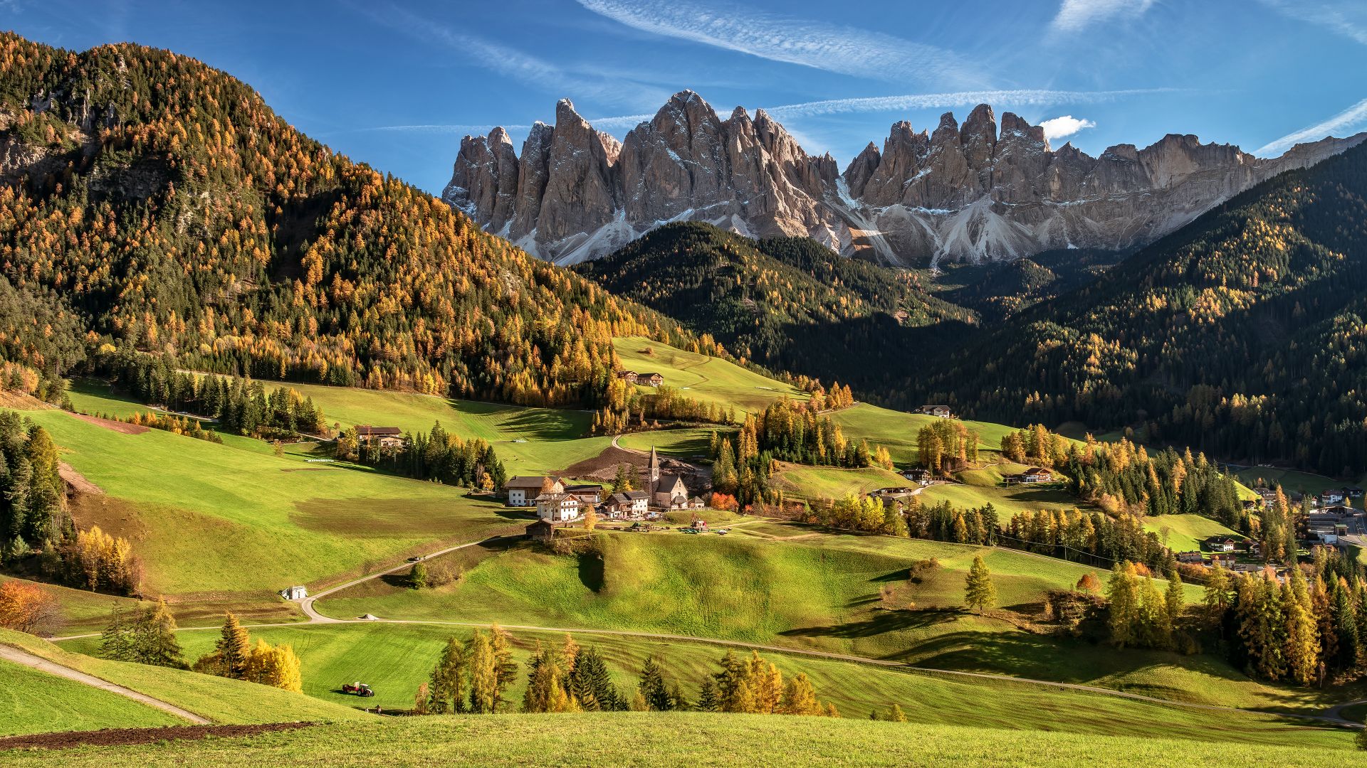 Estate di san Martino nella Val di Funes, Italia