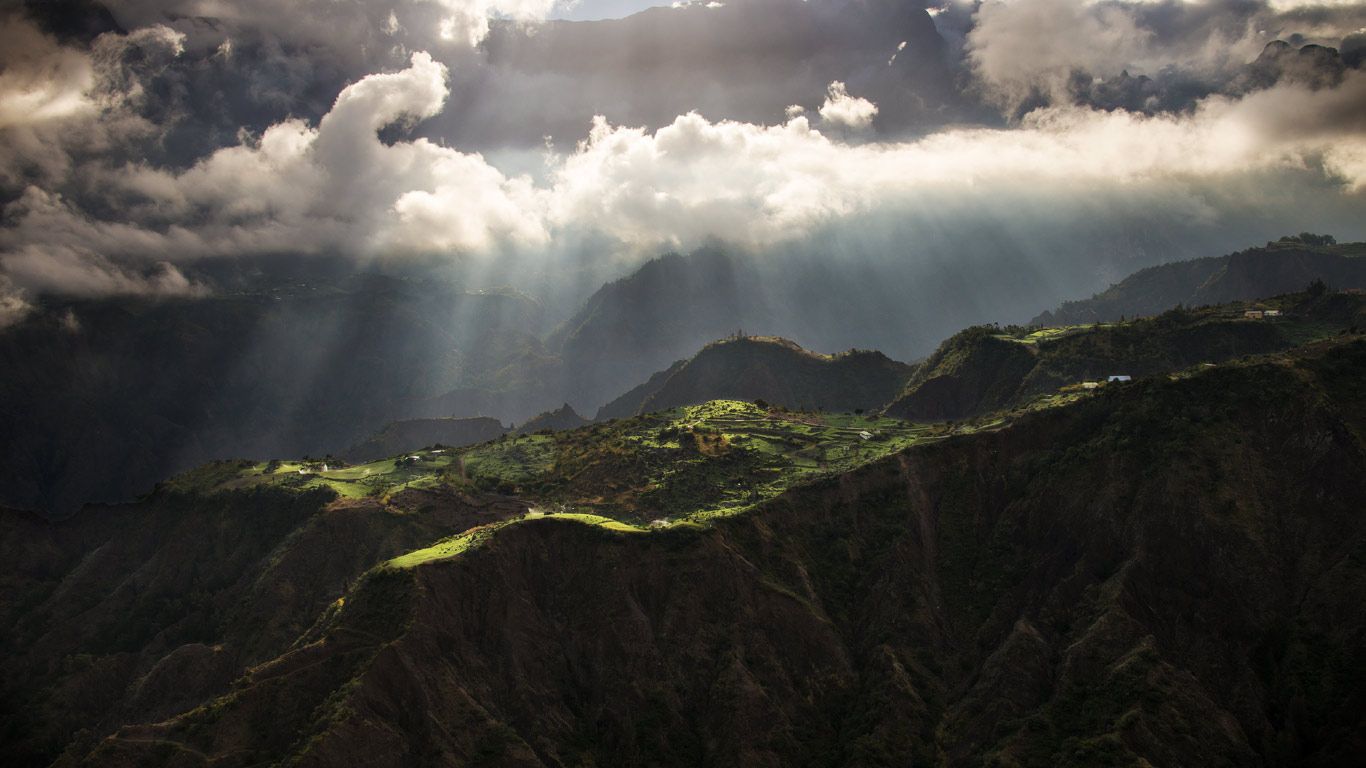 Cilaos  sur l’île de la Réunion