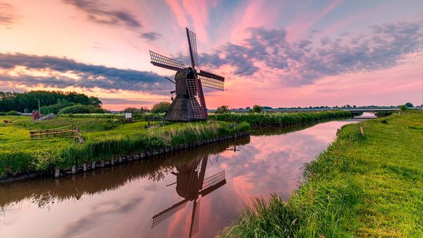 Historische Windmühlen