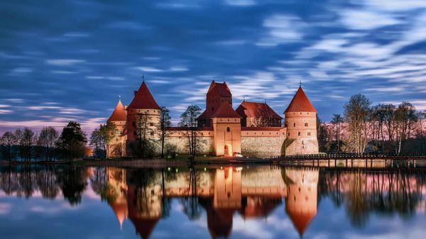 Trakai Island Castle in Trakai, Lithuania