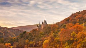 科奇城堡，Tongwynlais，卡迪夫，威尔士，英国，欧洲 (© Billy Stock/robertharding/Alamy Stock Photo)(Bing China)