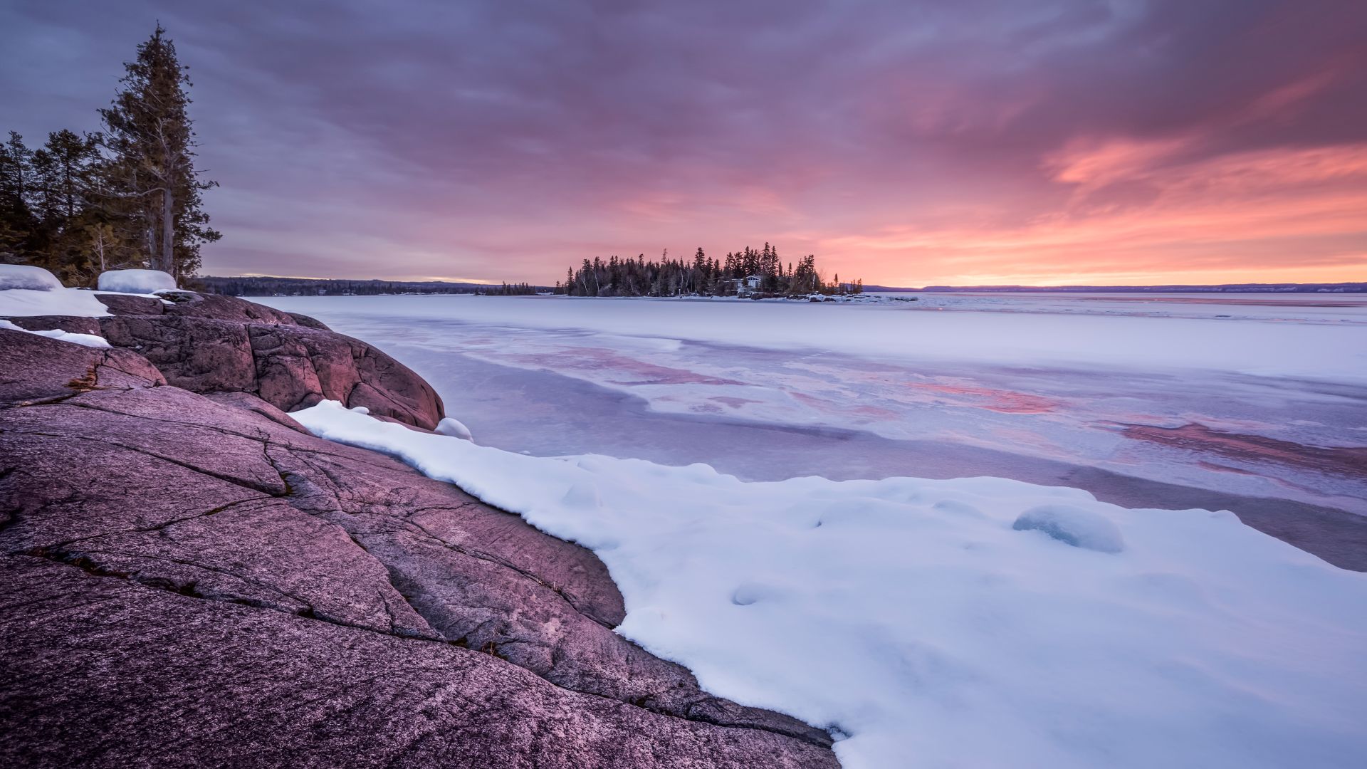 Lake Superior during winters, Thunder Bay, Ontario
