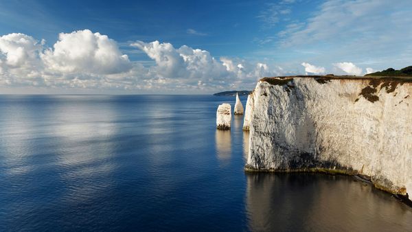 The Pinnacles on the Isle of Purbeck in Dorset, England