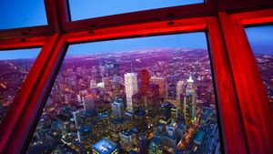 View from CN Tower, Toronto, Canada (© robertharding/Alamy Stock Photo)(Bing Australia)