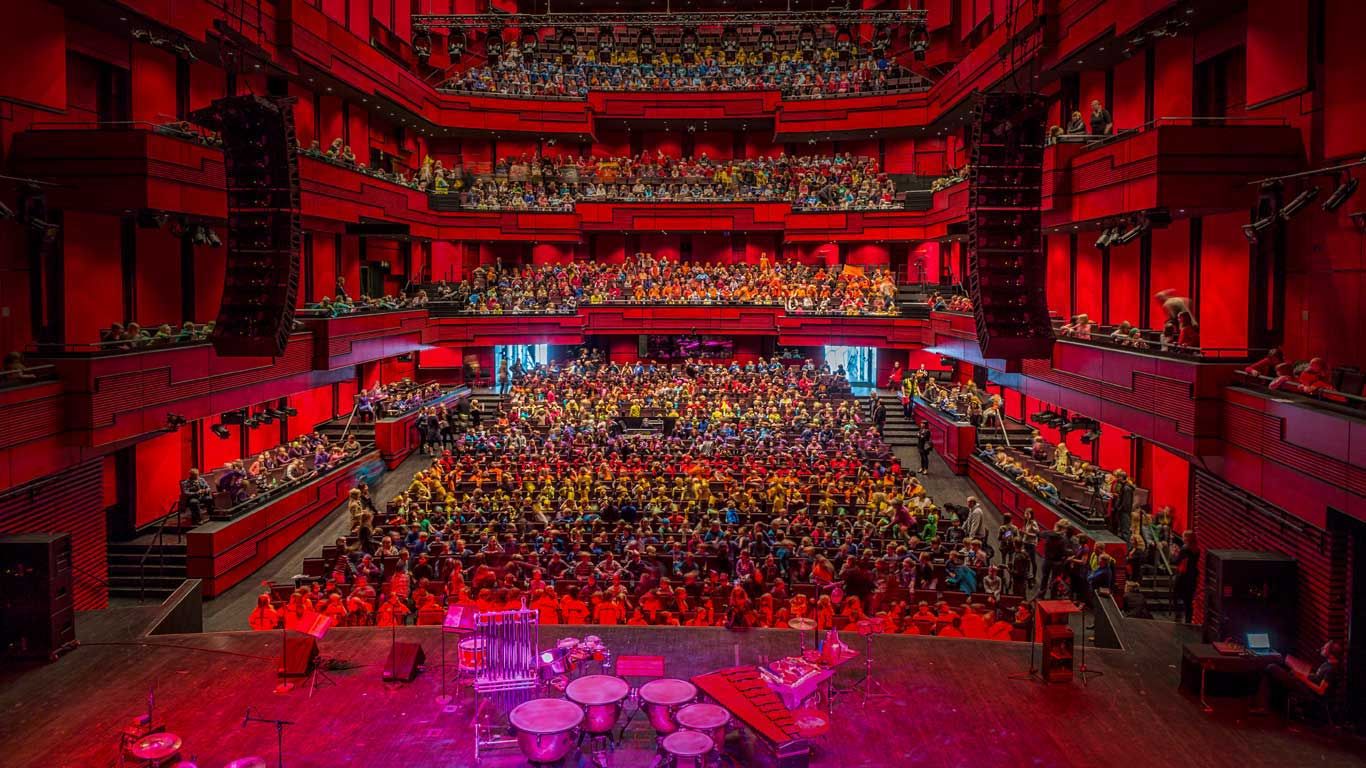 The Children's Cultural Festival at Harpa concert hall in Reykjavik, Iceland