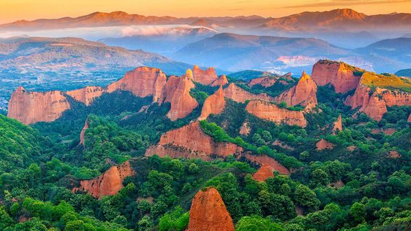 Ancient Roman gold mining site of Las Médulas, León, Spain