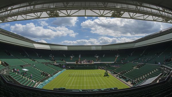 Ground View of Centre Court, Wimbledon Tennis Championships, A.E.L.T.C, London, Britain