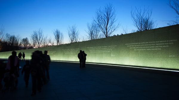 Inscription Wall at the Martin Luther King Jr. Memorial in Washington, DC