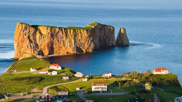 Percé Rock off the Gaspé Peninsula, Quebec