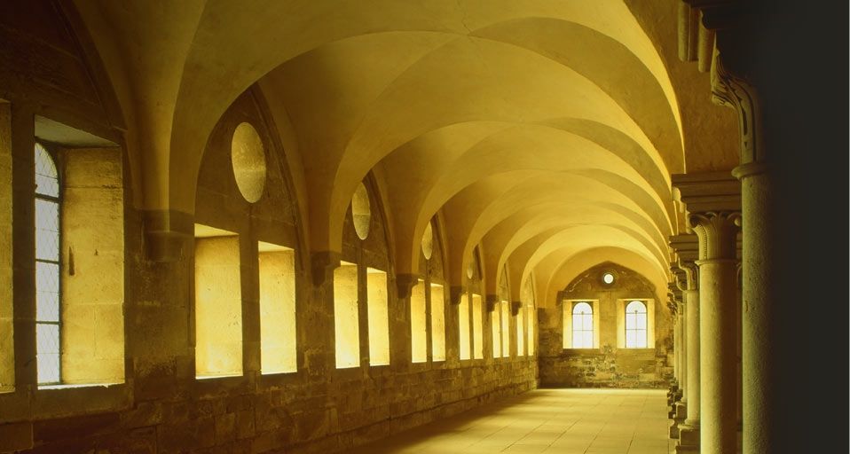 Das Laienrefektorium im Kloster Maulbronn, Baden-Württemberg