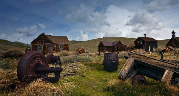 Gold-mining ghost town of Bodie State Historic Park, California, USA