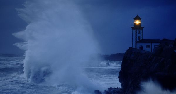 ｢モルレー湾の灯台｣フランス, ブルターニュ半島