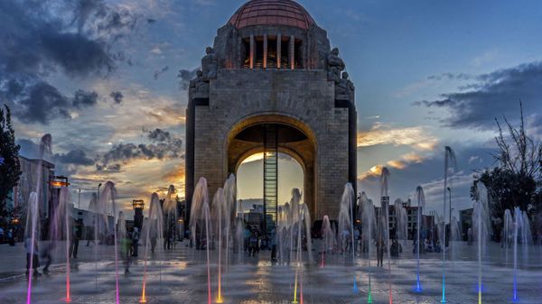 For Mexico's Independence Day, the 'Monument to the Revolution' in Mexico City
