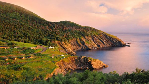Sunset on Cape Breton Island, Nova Scotia, Canada