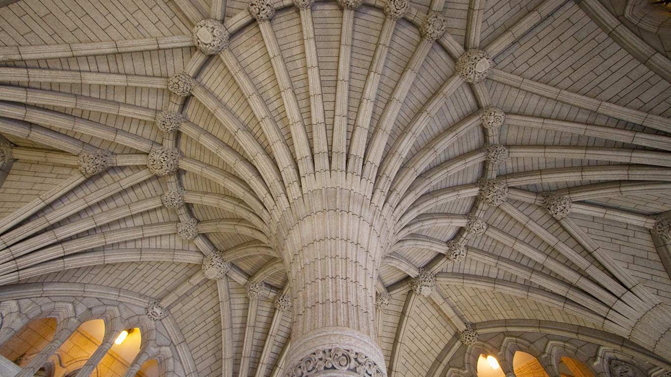 Confederation Hall at the Parliament Building in Ottawa, Ont.