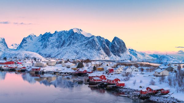 The fishing village of Reine, Norway