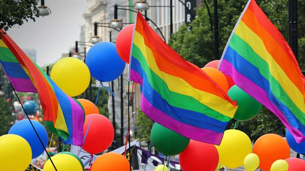 The Pride parade in London
