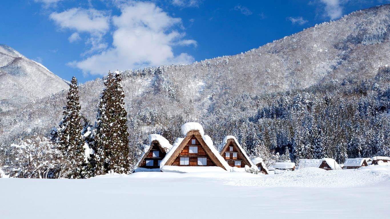 ｢雪の白川郷｣岐阜, 白川村
