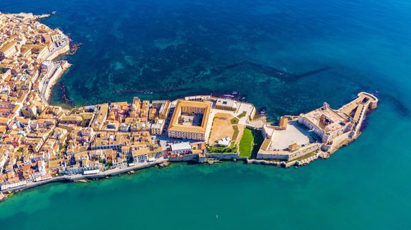 Ortygia, a small island off the coast of Syracuse, Sicily, Italy