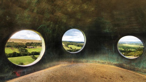 A view of the distant hills from 'Atom' above Wycoller village