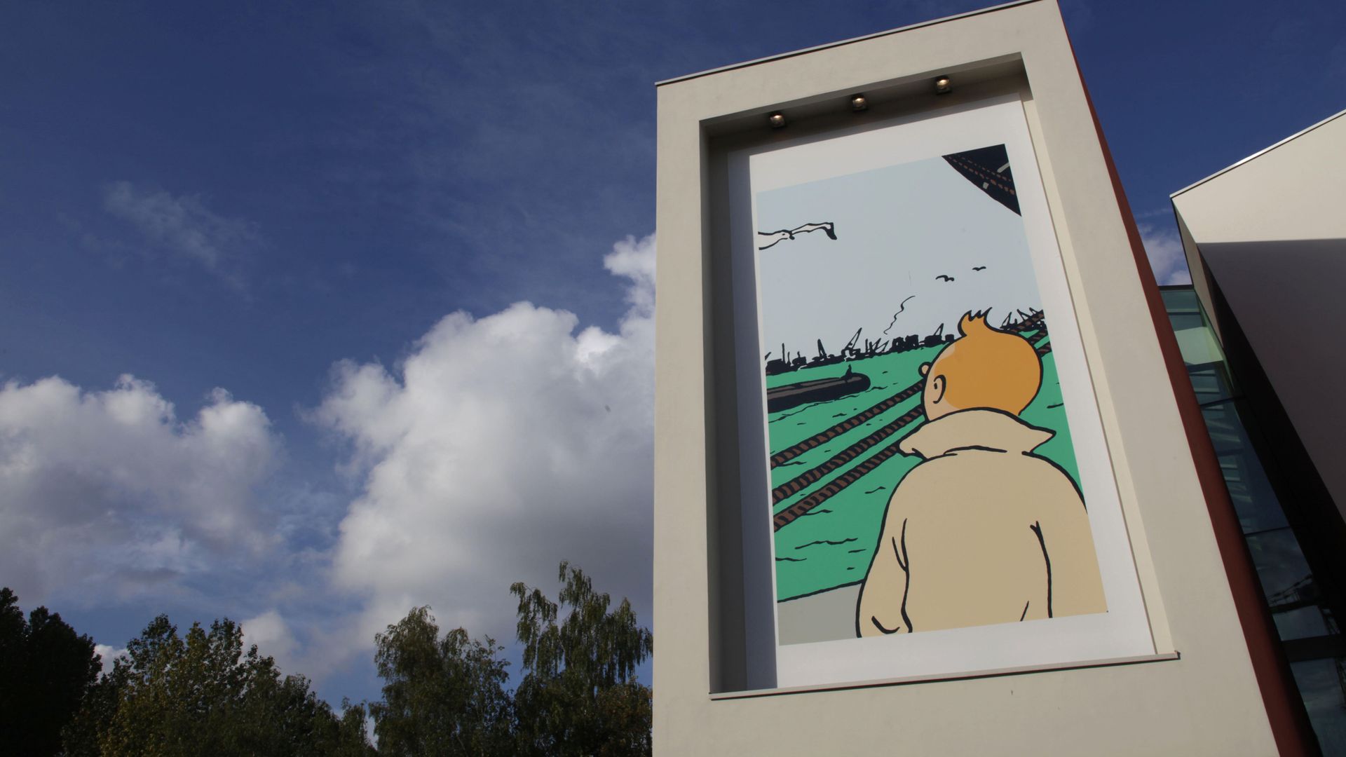Le musée Hergé à Louvain la Neuve, Belgique