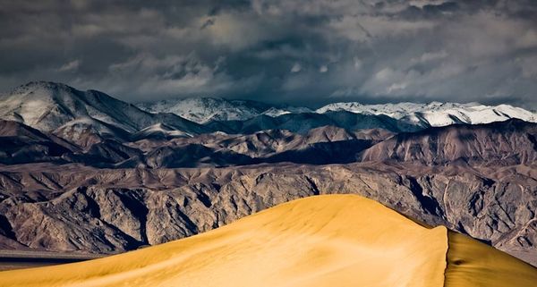 Sand Dunes in Death Valley, on the California and Nevada border