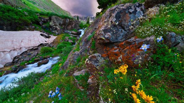 American Basin in southern Colorado\'s San Juan Mountains