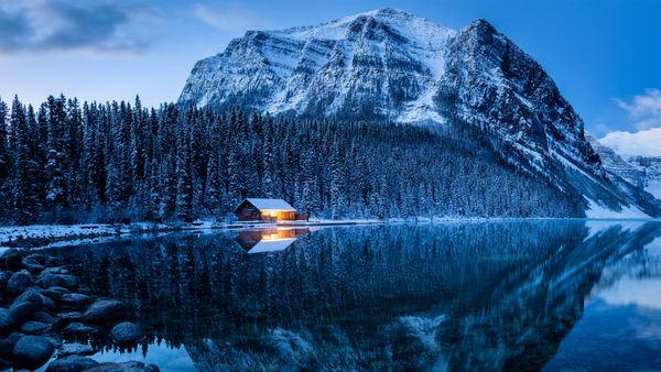 Lago Louise, Parco Nazionale di Banff, Alberta, Canada