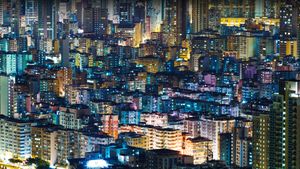 Panorama de la ville de Hong Kong (© leungchopan/Getty Images)(Bing France)