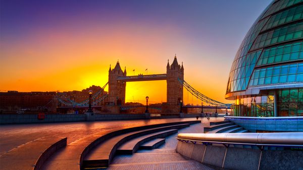 Tower Bridge in London, England