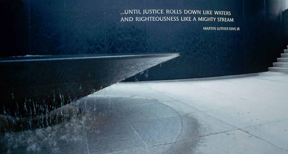 The Civil Rights Memorial in Montgomery, Alabama