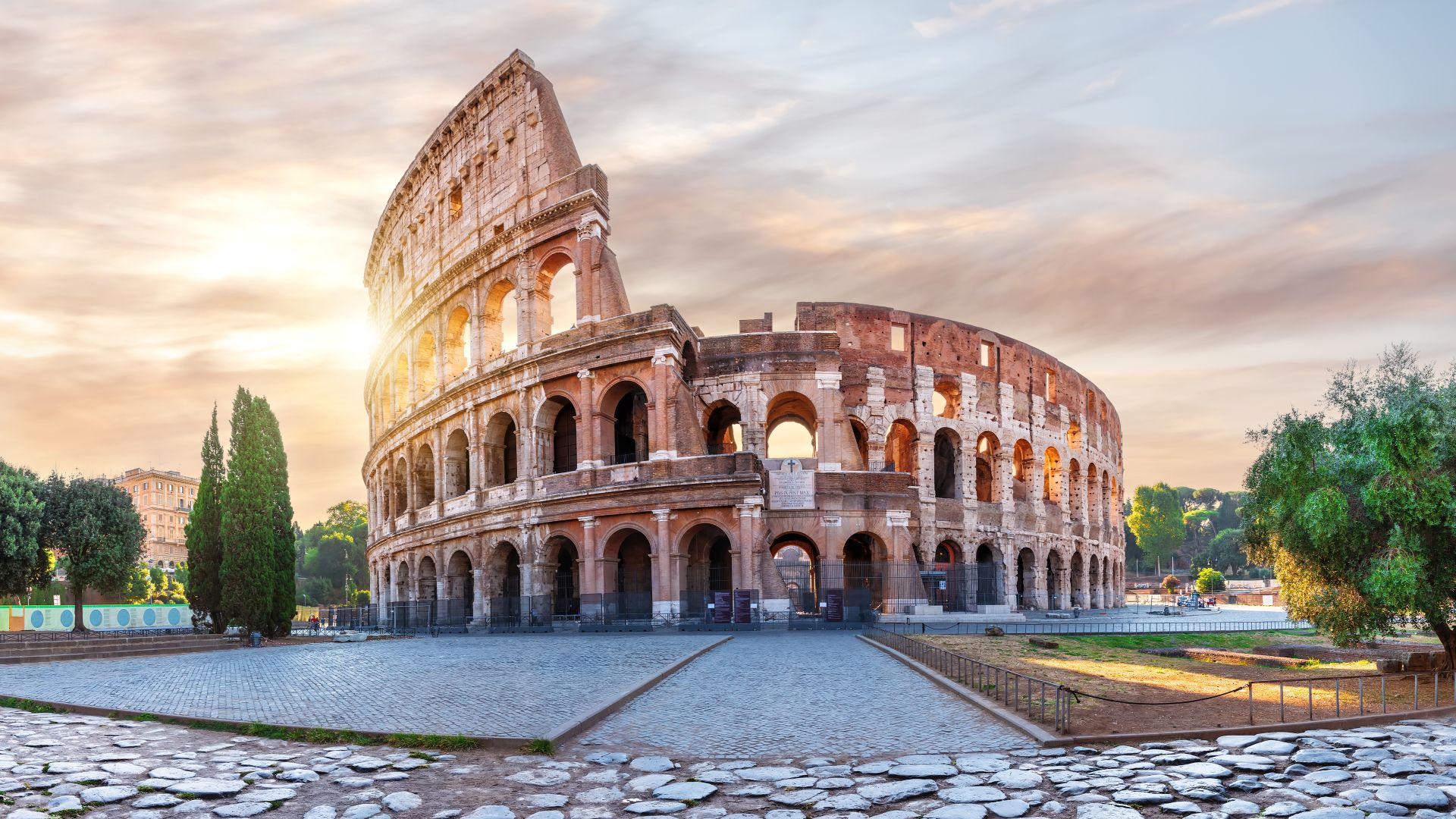Tramonto al Colosseo, Roma, Lazio