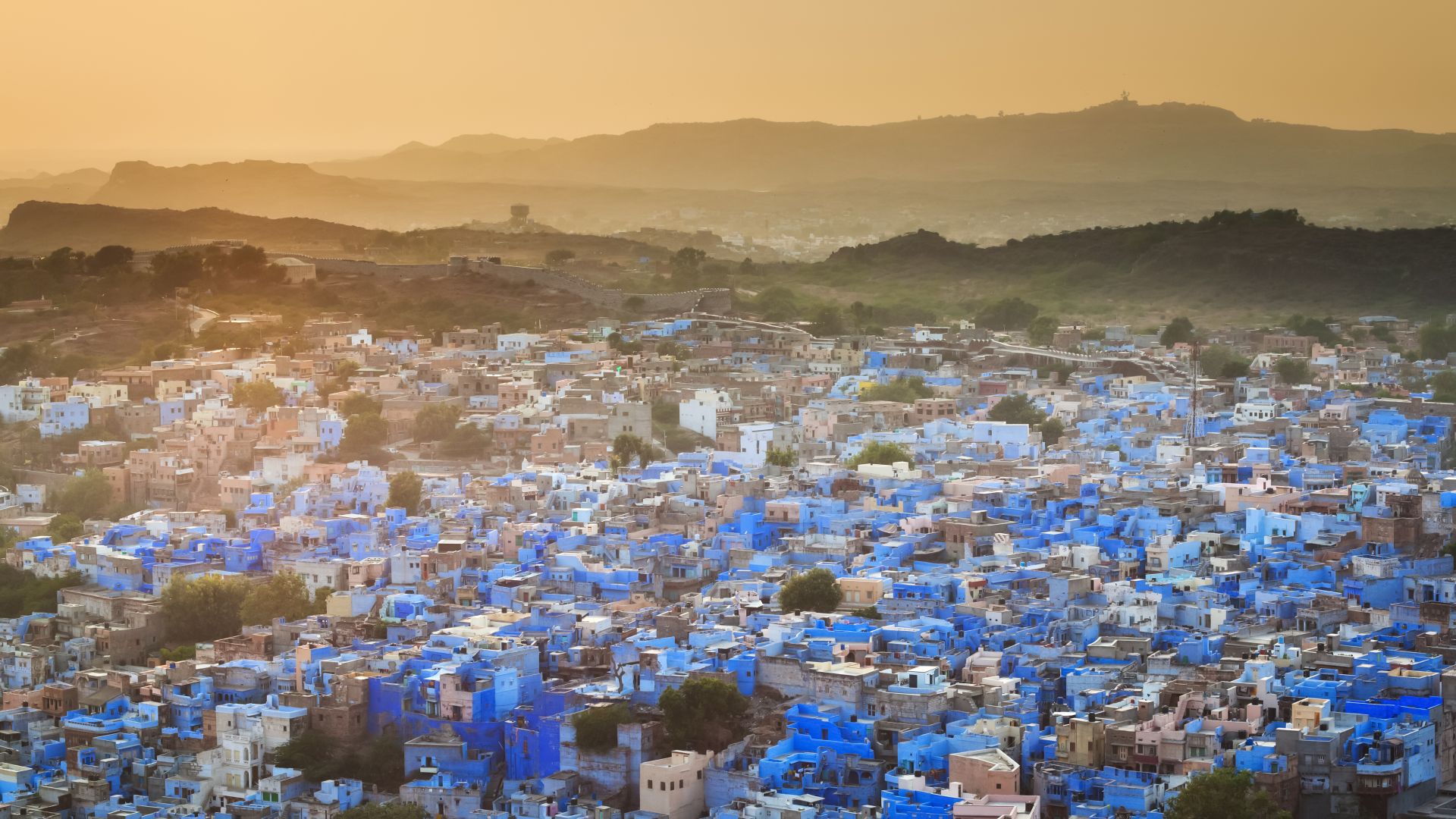 La città blu di Jodhpur, India