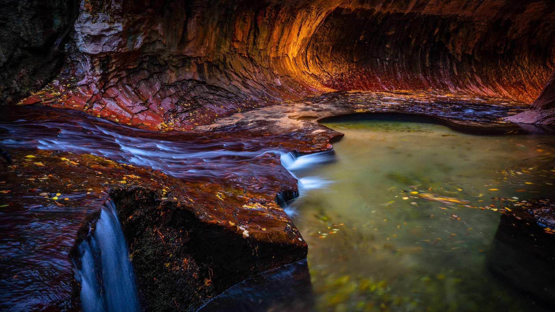The Subway canyon, Zion National Park, Utah, USA