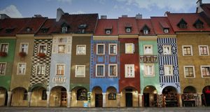 Renaissance merchant houses in Poznań, Poland -- SIME / eStock Photo &copy; (Bing United States)