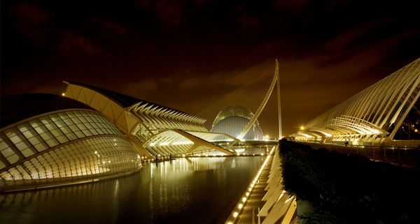 City of Arts and Sciences education and entertainment complex in Valencia, Spain