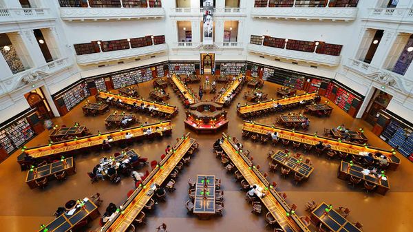 Study time at the State Library of Victoria