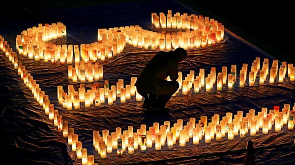 ｢東日本大震災追悼のキャンドル｣広島