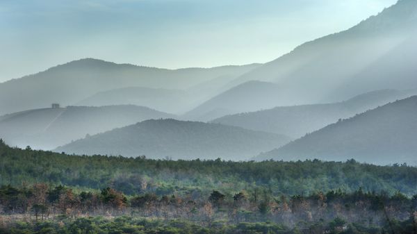 Montagne de la Lance près de Dieulefit, Drôme, Rhône-Alpes