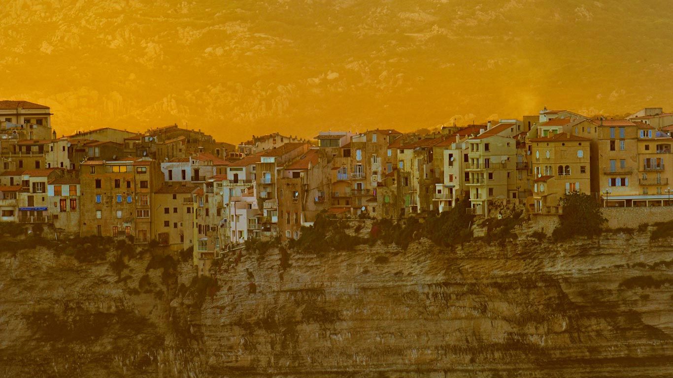 Bonifacio on the island of Corsica, France