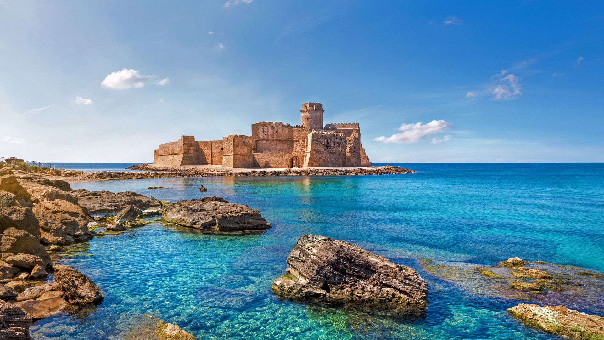 Le Castella à Capo Rizzuto, Italie