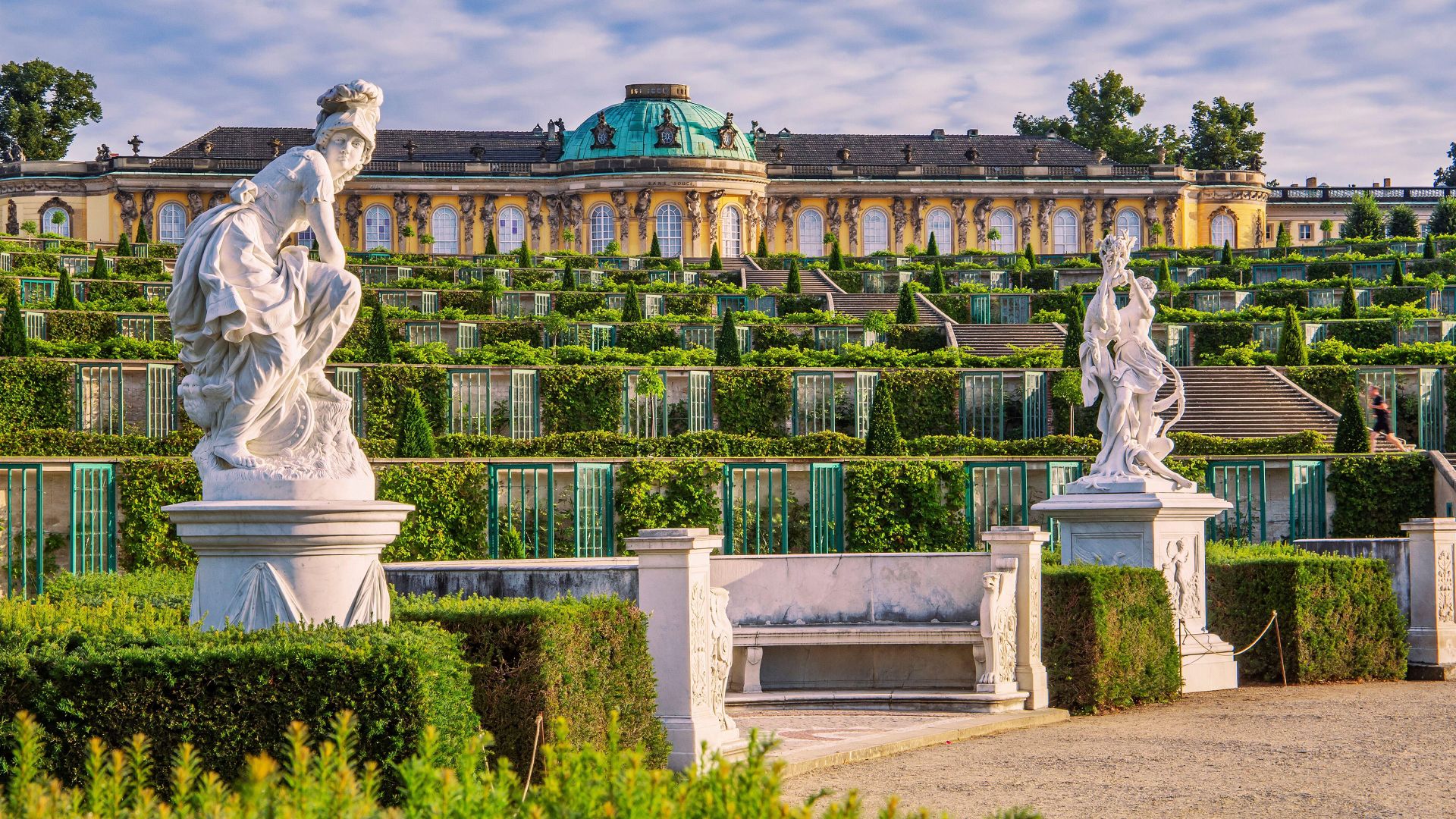 Schloss Sanssouci, Schlosspark, Potsdam, Brandenburg