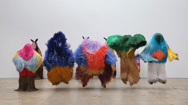 Soundsuits by artist Nick Cave at Carriageworks in Sydney, Australia in 2016
