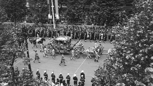 The coronation of Queen Elizabeth II, 2 June 1953