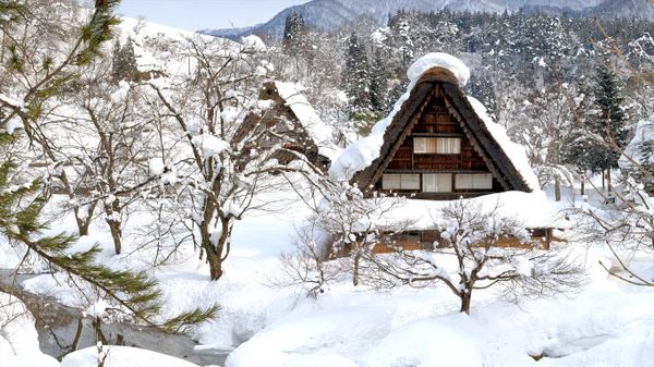 ｢雪の白川郷｣岐阜